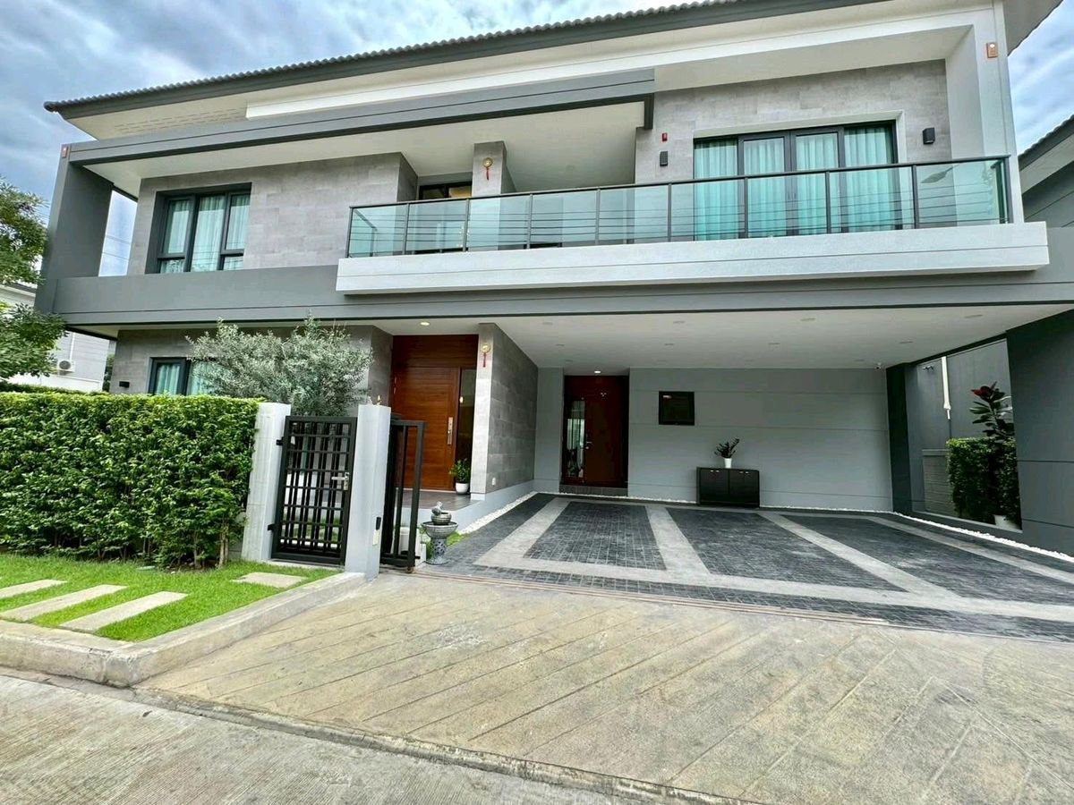 ให้เช่าบ้านบางนา แบริ่ง ลาซาล : ให้เช่า-ขาย บ้านสวย luxury the city Bangna 
