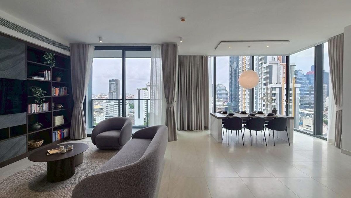 ให้เช่าคอนโดสาทร นราธิวาส : 🐶🐱For RENT เช่า | TAIT Sathorn 12 - 2BR (105 sqm) 150,000 THB