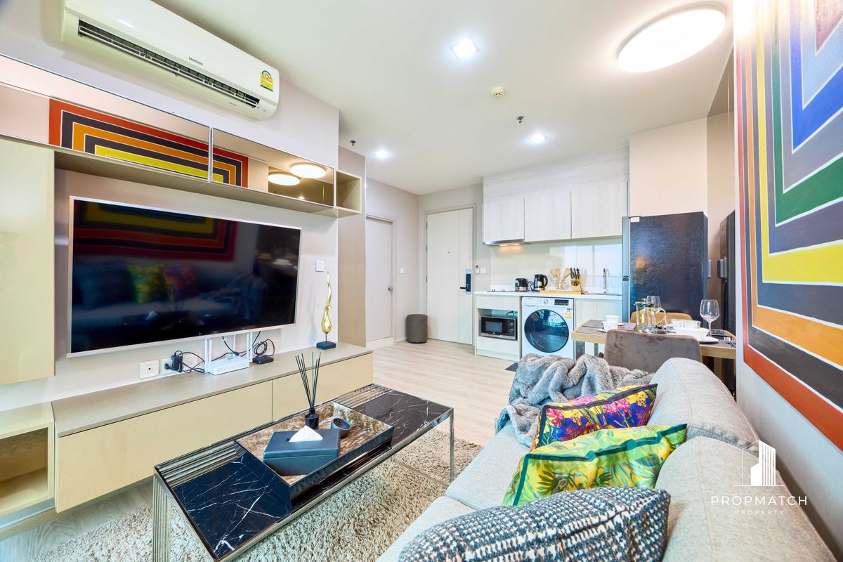 For RentCondoOnnut, Udomsuk : ✨flash deal ✨Life Sukhumvit 48 (2BED 1Bath 50SQM.) Completely decorated !! Only 30,000 baht per month Tel.0981315848 @PropMatch