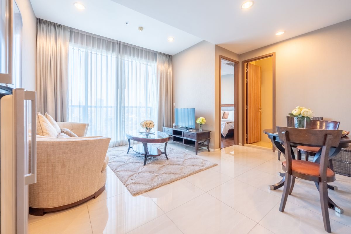 For RentCondoSathorn, Narathiwat : (For Rent) Menam Residences by the Chao Phraya River, near BTS, Saphan Taksin