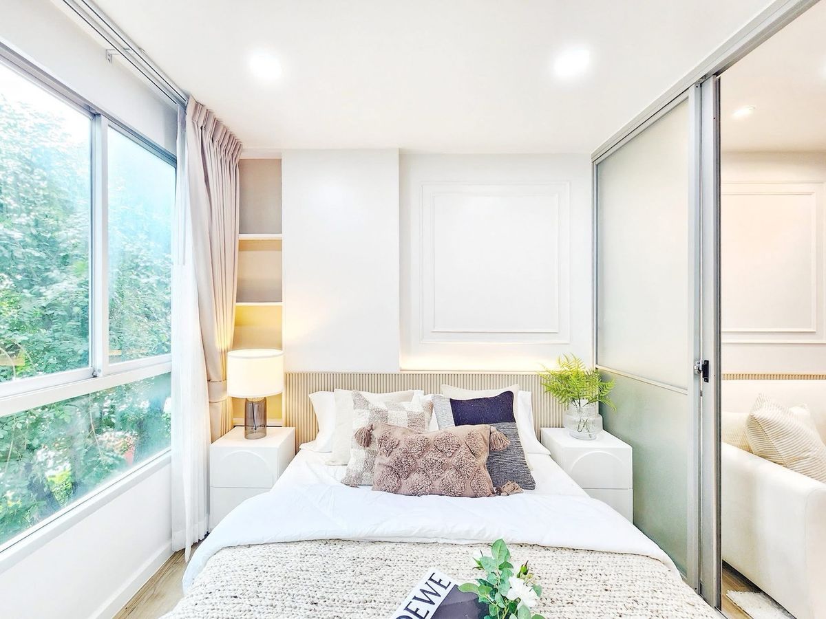 ขายคอนโดลาดกระบัง สุวรรณภูมิ : มาละจ้า คอนโดโซนพระราม9 เอาใจสายผ่อนสบายกระเป๋า เริ่มต้นผ่อนเบาๆเพียง6,000 บาท ห้องสวย เฟอร์เเน่นครบ พร้อมอยู่เลยจ้า