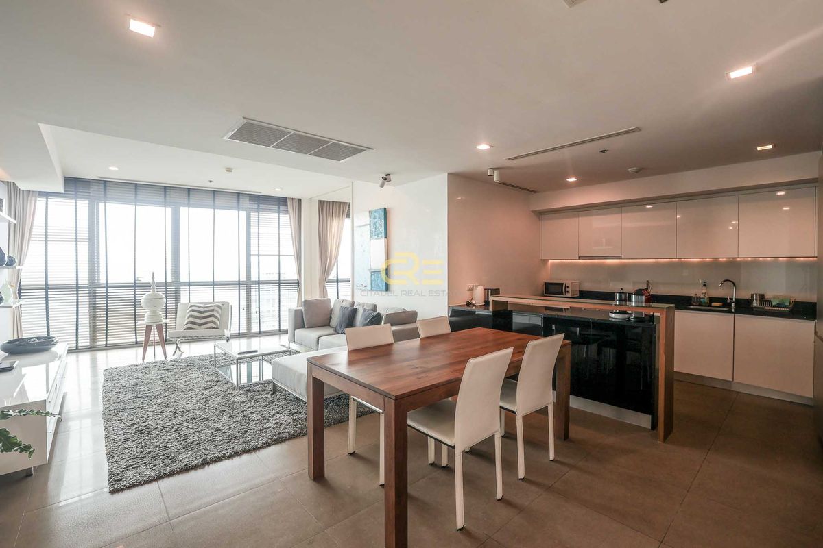 ให้เช่าคอนโดวงเวียนใหญ่ เจริญนคร : The River by Raimon Land - Luxury Mid Floor 2 Beds Condo for Rent! 