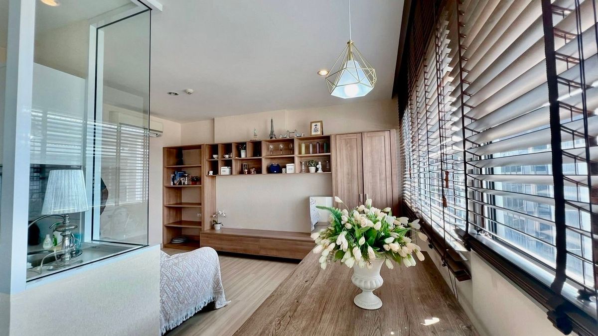 ขายคอนโดบางนา แบริ่ง ลาซาล : ขายด่วนห้องชุด Apple Condo ห้องมุม พร้อมเข้าอยู่ ราคาต่ำกว่าตลาดหลายแสน