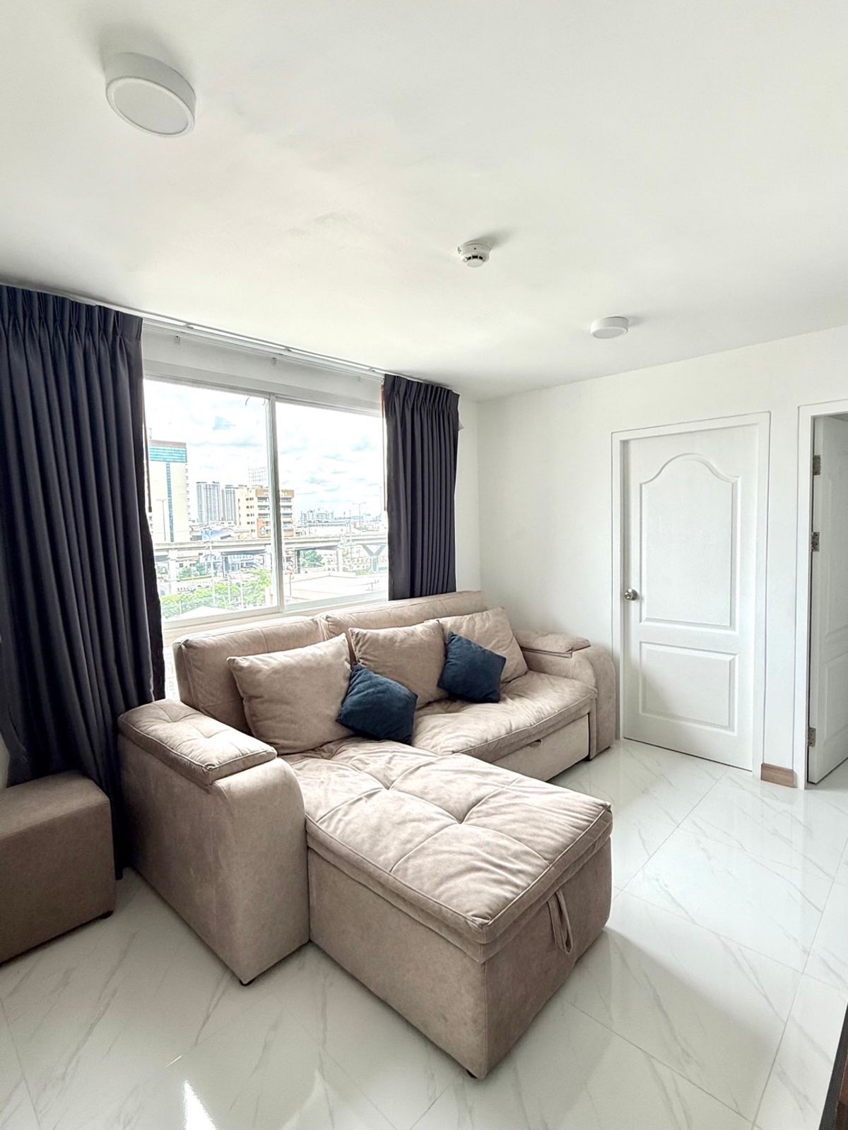 For RentCondoVipawadee, Don Mueang, Lak Si : 🏡✨ Chateau in Town Vibhavadi 10 (Cha Tow In Town Vibhavadi 10) ✨🏡 | 2 bedrooms | 1 bathroom | 📍 corner room, 7th floor  💫 Size 44 sq.m. | 2 bedrooms | 1 bathroom | 1 living room | 1 kitchen 🏢 Beautiful room, good light, cool wind, quiet 🎯