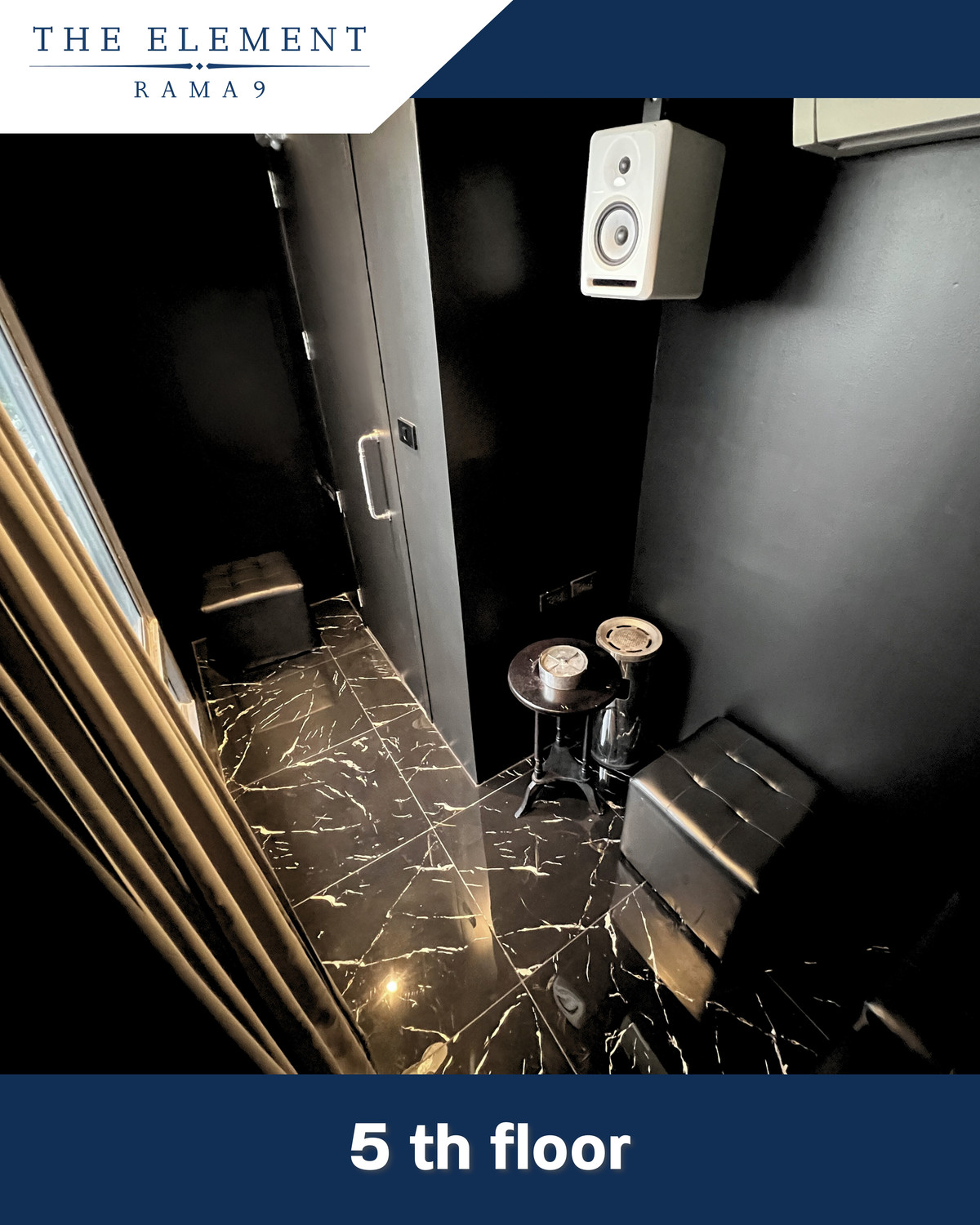 ให้เช่าโฮมออฟฟิศพระราม 9 เพชรบุรีตัดใหม่ RCA : 🔥ให้เช่า The Element Rama9 (拉玛九商住两用房) โฮมออฟฟิศระดับพรีเมียม พร้อมเฟอร์นิเจอร์ครบ และห้องคาราโอเกะ !