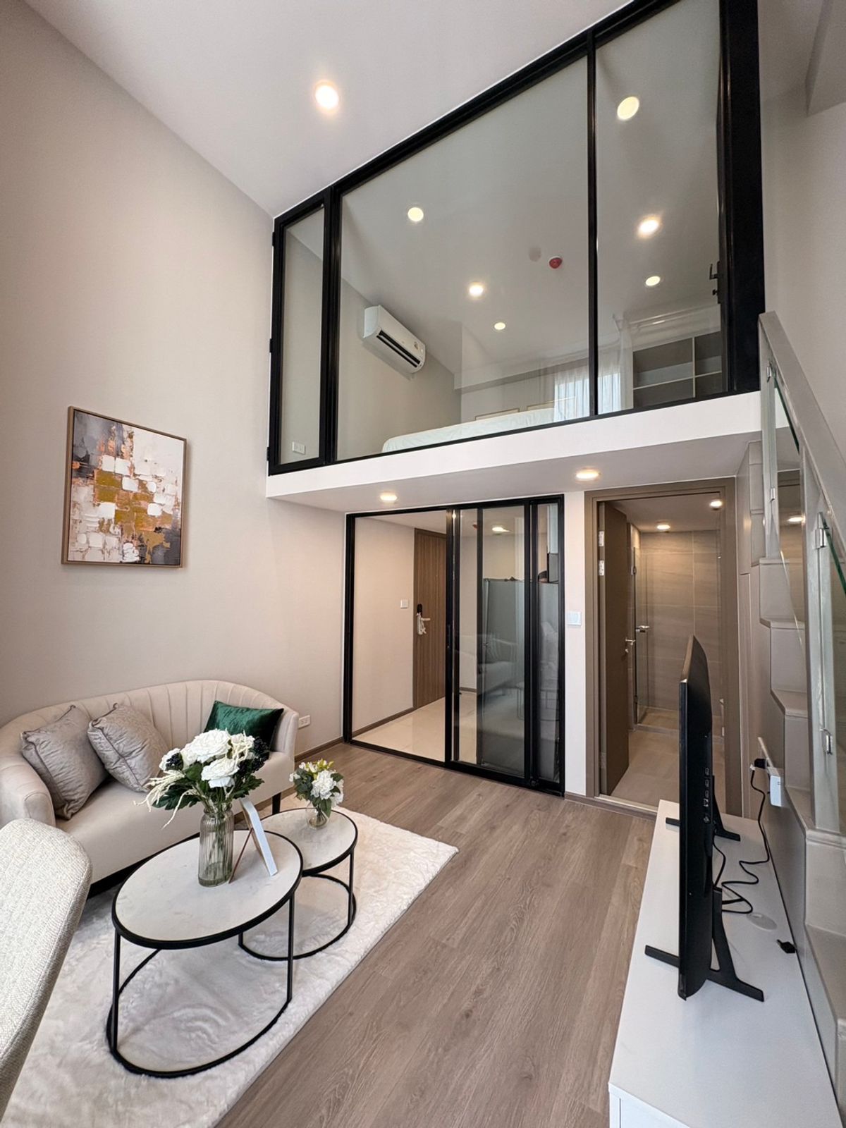 ขายคอนโดอ่อนนุช อุดมสุข : 📣Loft2ชั้น 1 Bedroom พิเศษ 4.99mb.Knightsbridge Space สุขุมวิท-พระราม4✨