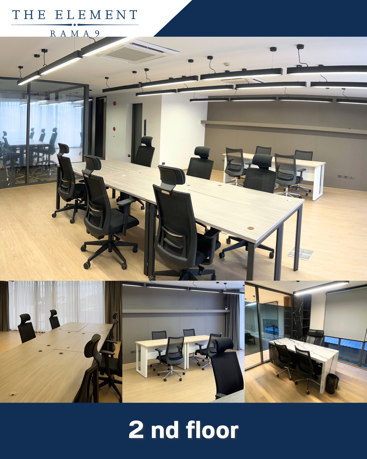 ให้เช่าโฮมออฟฟิศพระราม 9 เพชรบุรีตัดใหม่ RCA : 🔥ให้เช่า The Element Rama9 (拉玛九商住两用房) โฮมออฟฟิศระดับพรีเมียม พร้อมเฟอร์นิเจอร์ครบ และห้องคาราโอเกะ !