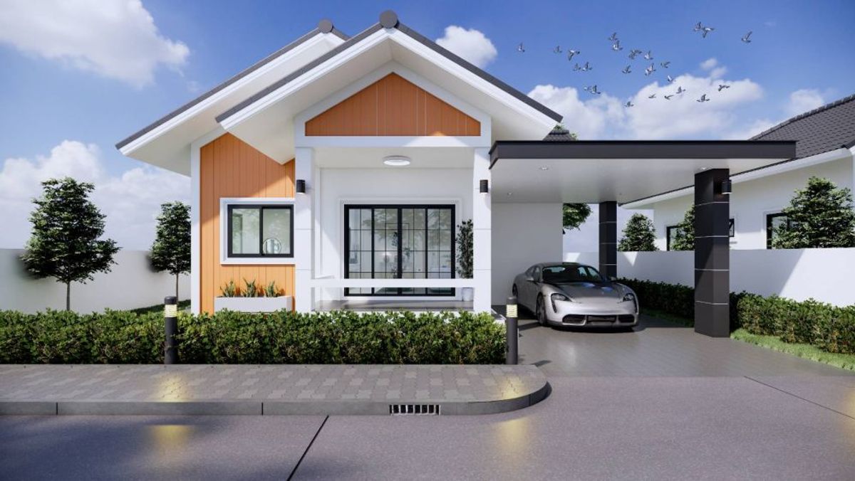 ขายบ้านลำปาง : บ้านเดี่ยวชั้นเดียว ใจกลางเมืองลำปาง ใกล้สถานปฏิบัติธรรม หลวงพ่อเกษม 