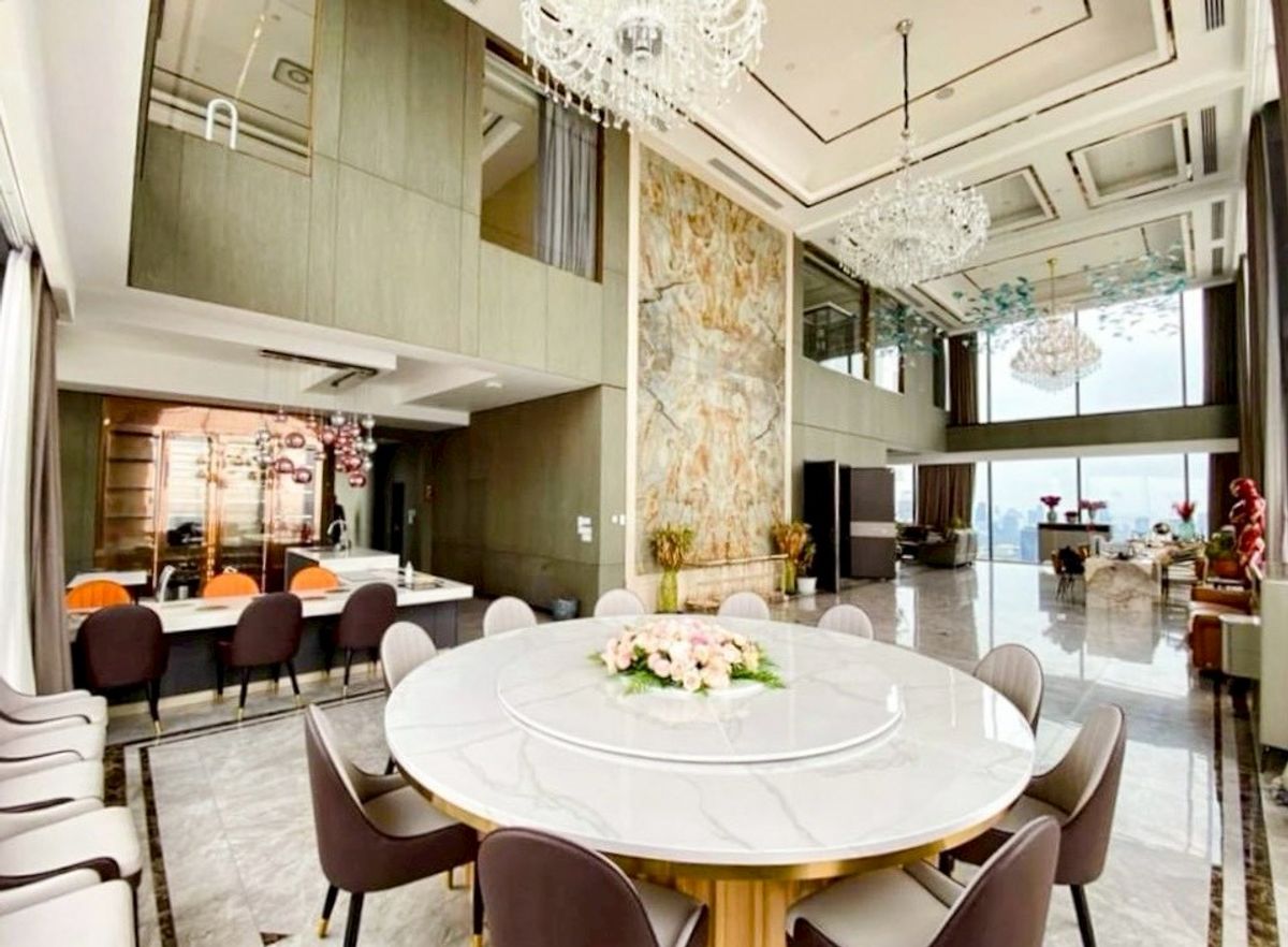 ขายคอนโดสุขุมวิท อโศก ทองหล่อ : ▲Duplex Penthouse Marque Sukhumvit 39▲ 660 sq.m. | Sale 450 MB | 4 Bedrooms 5 Bathrooms | Fully Furnished | 086-9299929 Punny