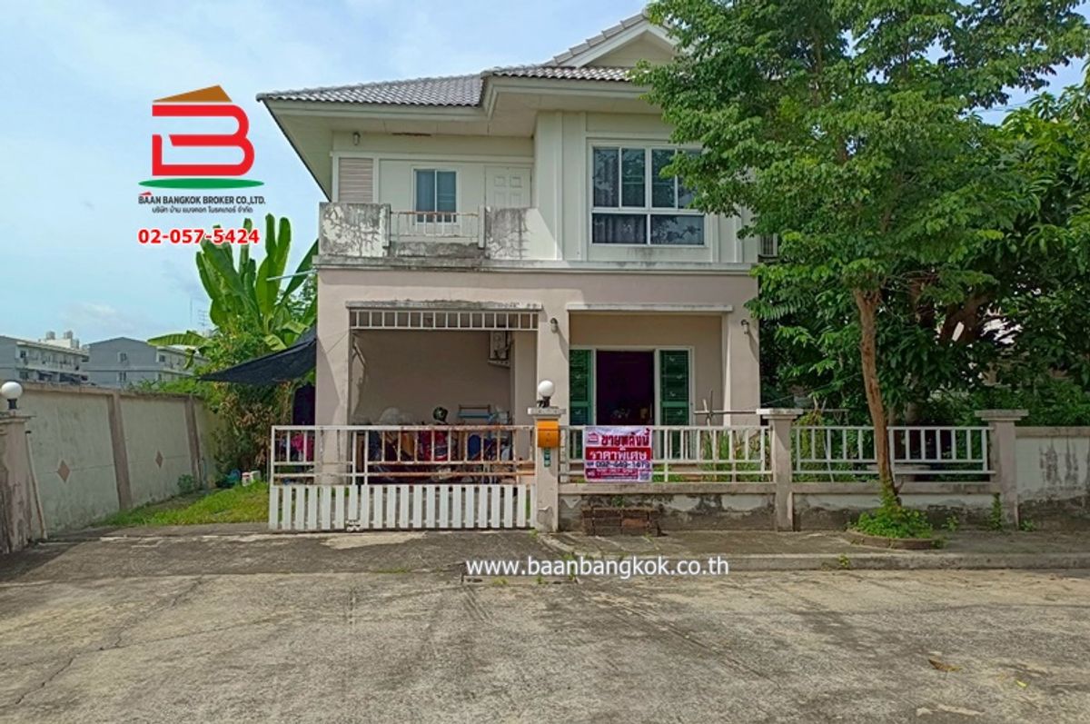 ขายบ้านปทุมธานี รังสิต ธรรมศาสตร์ : บ้านเดี่ยว หมู่บ้านนนทิชา ลำลูกกา-คลอง 8 (เฟส 2) (ทางไปวัดดอนใหญ่) เนื้อที่ 53.5 ตร.ว (ใกล้ตลาดใหญ่ลำลูกกา) ตำบลลำลูกกา อำเภอลำลูกกา จังหวัดปทุมธานี