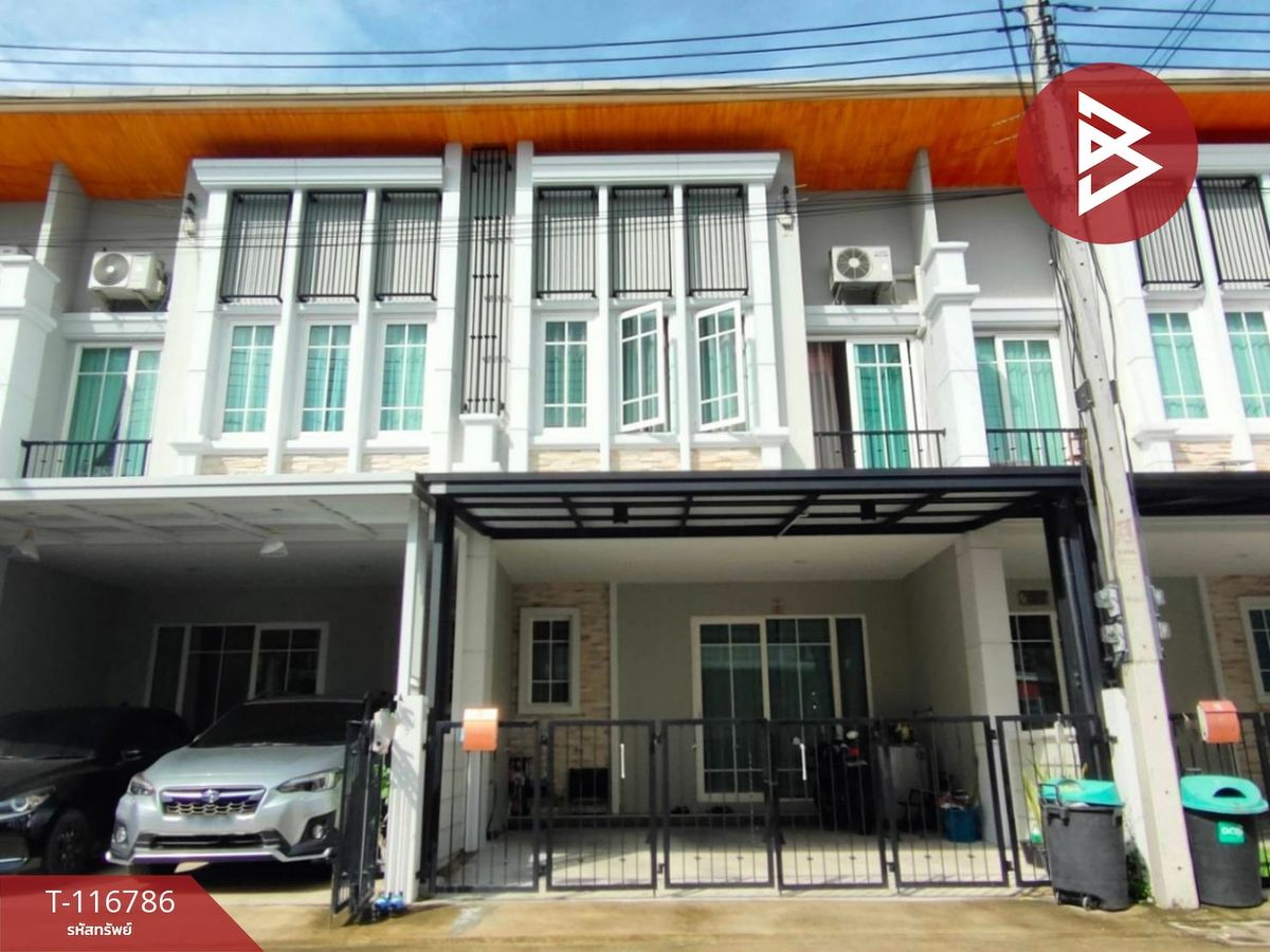 ขายทาวน์โฮมฉะเชิงเทรา : ขายทาวน์เฮ้าส์ หมู่บ้านโกลเด้น นีโอ ฉะเชิงเทรา-บ้านโพธิ์ พร้อมเข้าอยู่