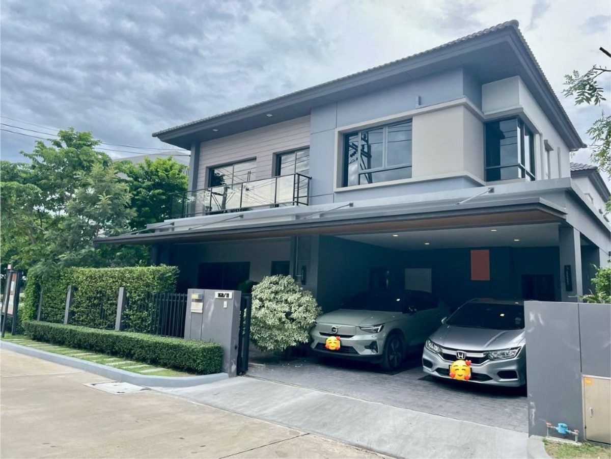 For SaleHouseRama5, Ratchapruek, Bangkruai : House for sale, Venue ID, Rama 5, beautifully decorated with in. Near the red line Bang Bam Ru Station 5 minutes to