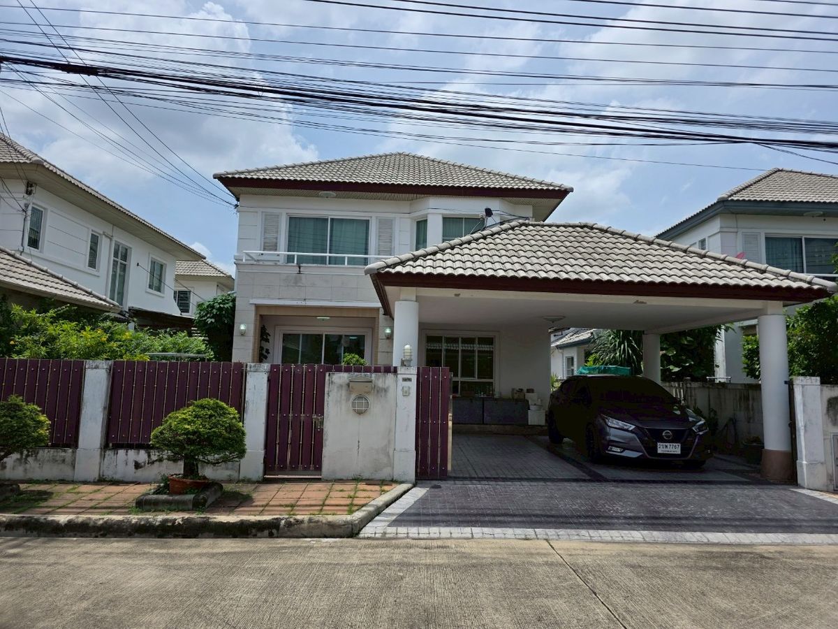 ขายบ้านแจ้งวัฒนะ เมืองทอง : ขายบ้านเดี่ยว ชวนชื่น โมดัส แจ้งวัฒนะ 3 นอน พร้อมอยู่ ใกล้รถไฟฟ้า ใกล้ตลาด_BL162
