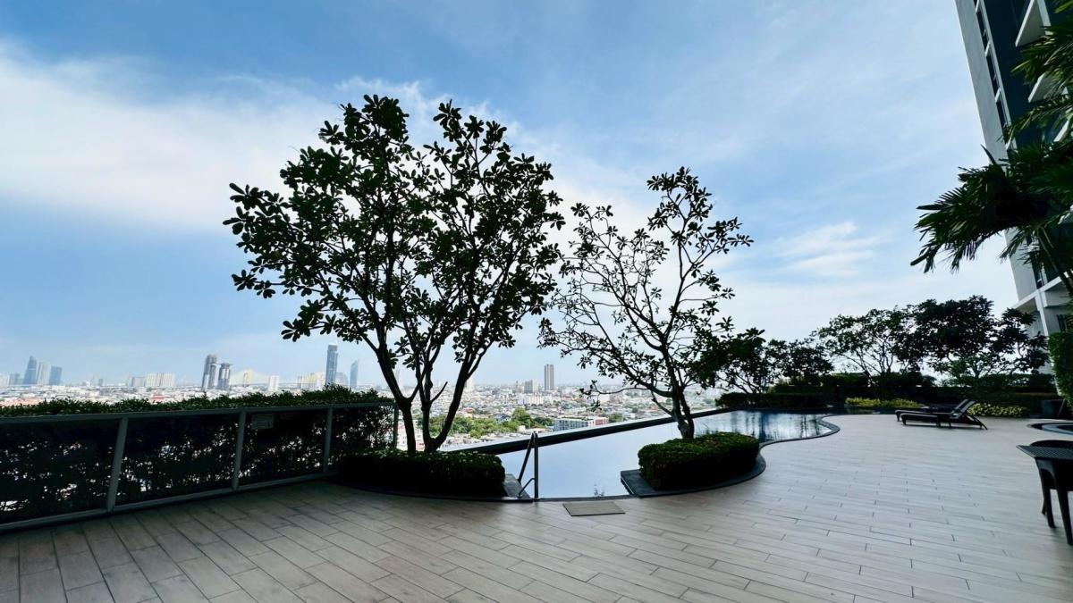 For RentCondoSathorn, Narathiwat : 🔥For urgent rent🔥Menam Residences, approximately 300 meters from Asiatique, near CBD areas such as Sathorn, only 3 kilometers, ready to move in immediately.