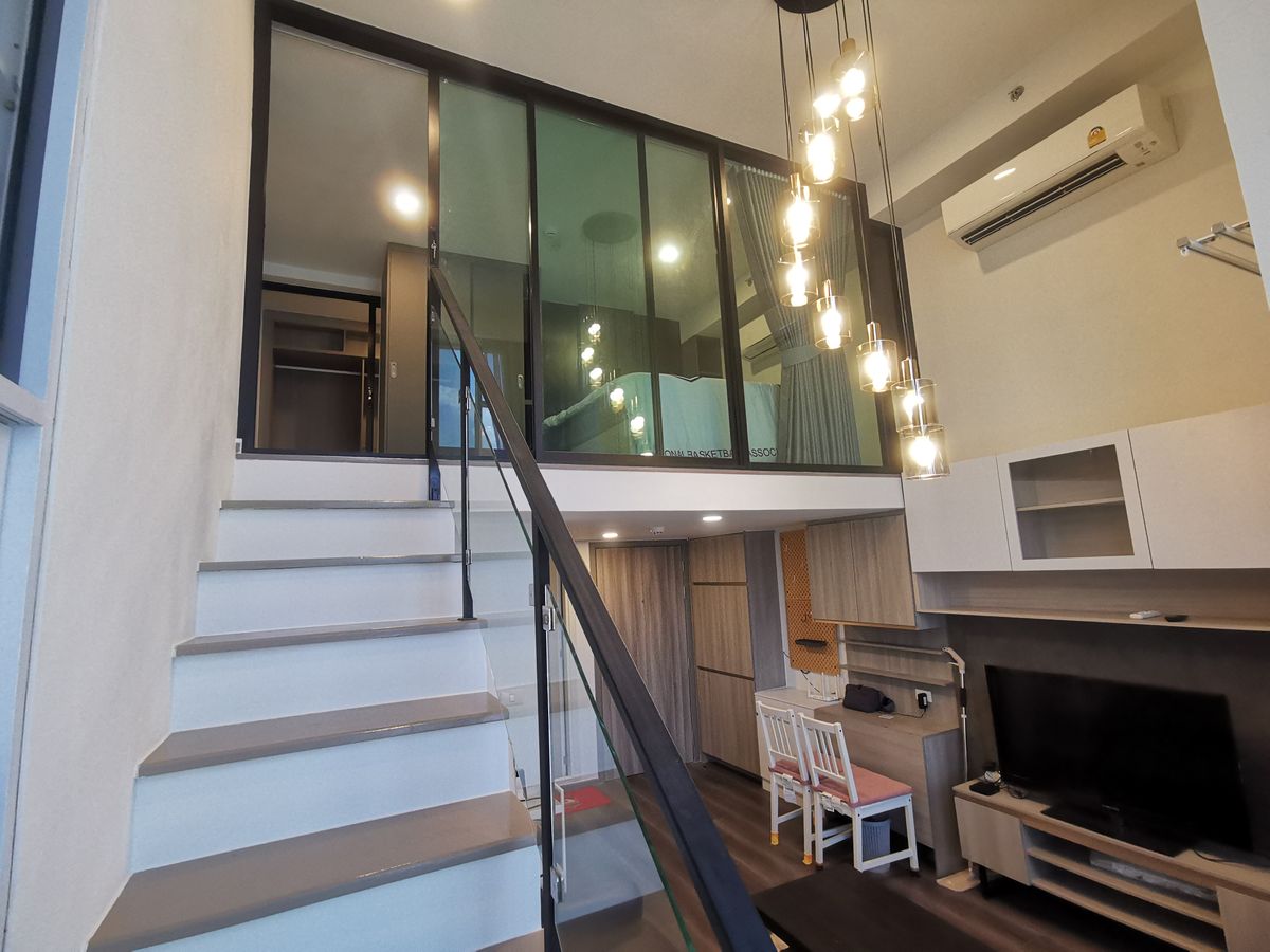 ให้เช่าคอนโดเกษตรศาสตร์ รัชโยธิน : (พร้อมอยู่แล้ว!!) DUPLEX 1 BEDROOM 39 ตร.ม. Knightsbridge Kaset Society คอนโดใกล้ ม.เกษตรศาสตร์ บางเขน ติด BTS สถานีเสนานิคม