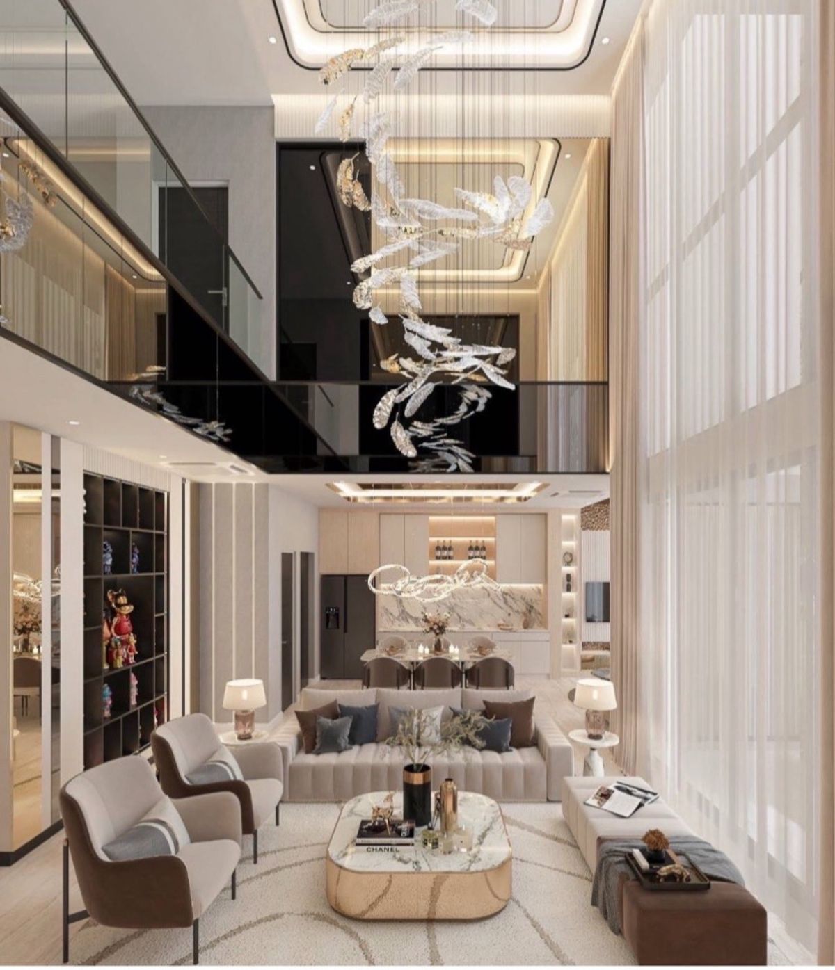 HousePattanakan, Srinakarin : 📢👇 Luxury 3-Storey Home with in-house lift. Krungthep Kreetha area, right next to the expressway and just 5 minutes from the airport.#petfriendly