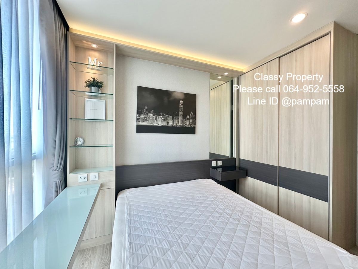 ให้เช่าคอนโดรัชดา ห้วยขวาง : ให้เช่าคอนโด : โนเบิล รีวอล์ฟ รัชดา1 1 ห้องนอน ห้องสวย เฟอร์ครบ ติดMRTศูนย์วัฒนธรรม  (Noble Revolve Ratchada1) 