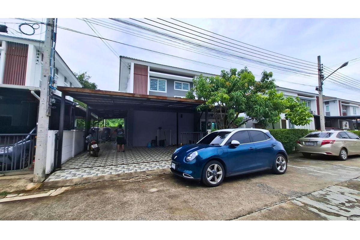 ขายบ้านนนทบุรี บางใหญ่ บางบัวทอง : บ้านว่างให้เช่า บ้านเดี่ยว 60 ตร.ว  ม.เดอะลีฟวิ่ง3 บางบัวทอง ต้นซอยวัดลาดปลาดุก