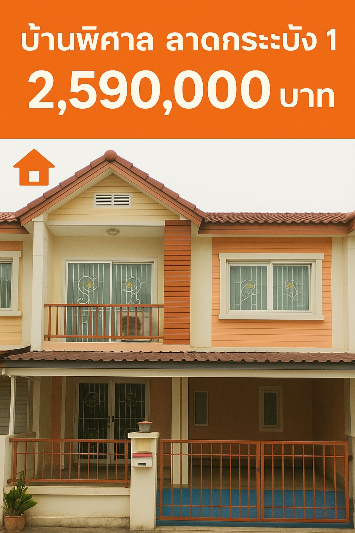 ขายทาวน์โฮมลาดกระบัง สุวรรณภูมิ : ✨🏡 ขายบ้านดี ราคาถูก โครงการพิศาล ลาดกระบัง 1 🏡✨ ราคาถูกมาก เป็นหลังเดียวของพื้นที่ 32 ตรว. พร้อมพื้นที่กว้างหลังบ้านทำอะไรได้อีกมาก ใกล้สนามบินสุวรรณภูมิเพียง 15 นาที