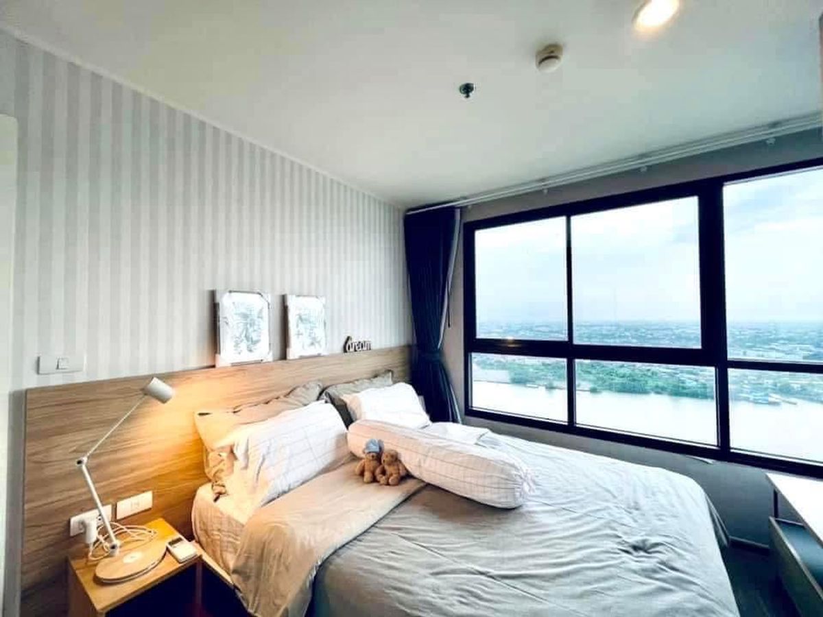 ให้เช่าคอนโดพระราม 3 สาธุประดิษฐ์ : For Rent Condo U delight residence riverfront rama3  fully furnished (S15-1619)