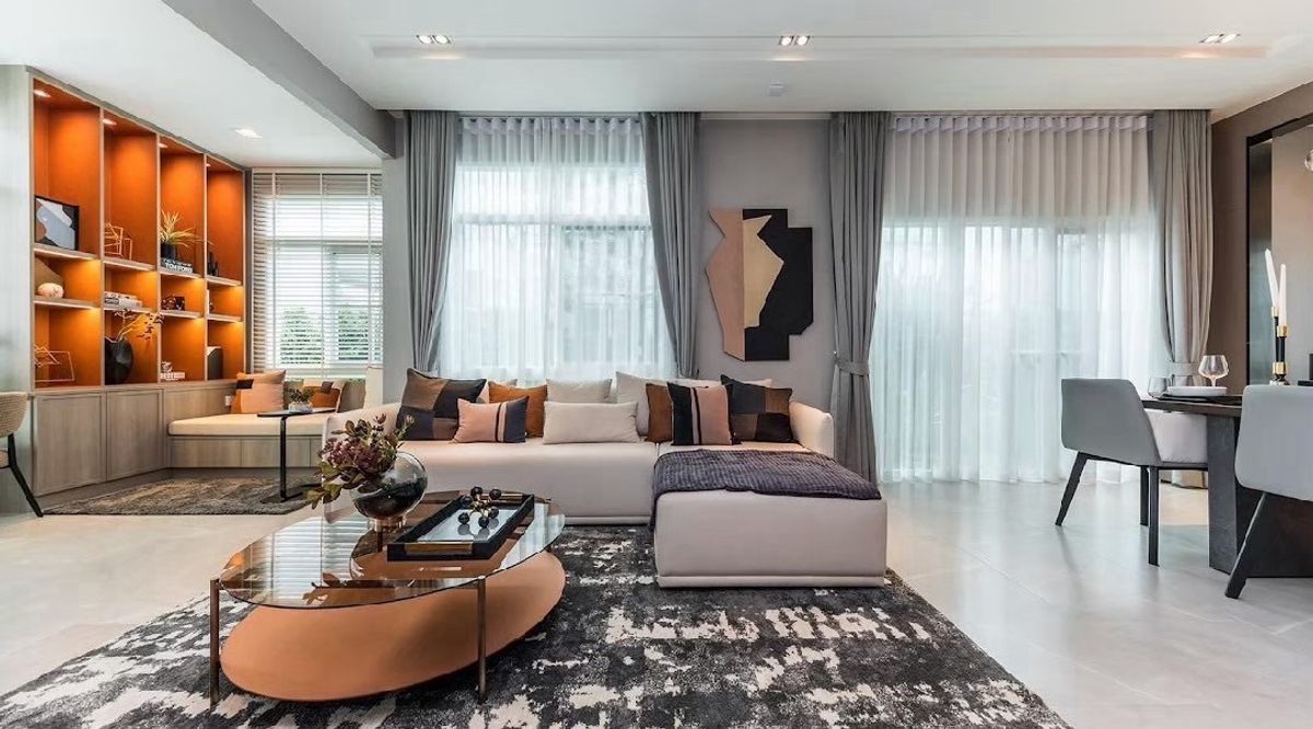 ให้เช่าบ้านลาดกระบัง สุวรรณภูมิ : ✅เช่า✅หมู่บ้านมัณฑนา บางนา-วงแหวน🌟4 bedroom+maidroom