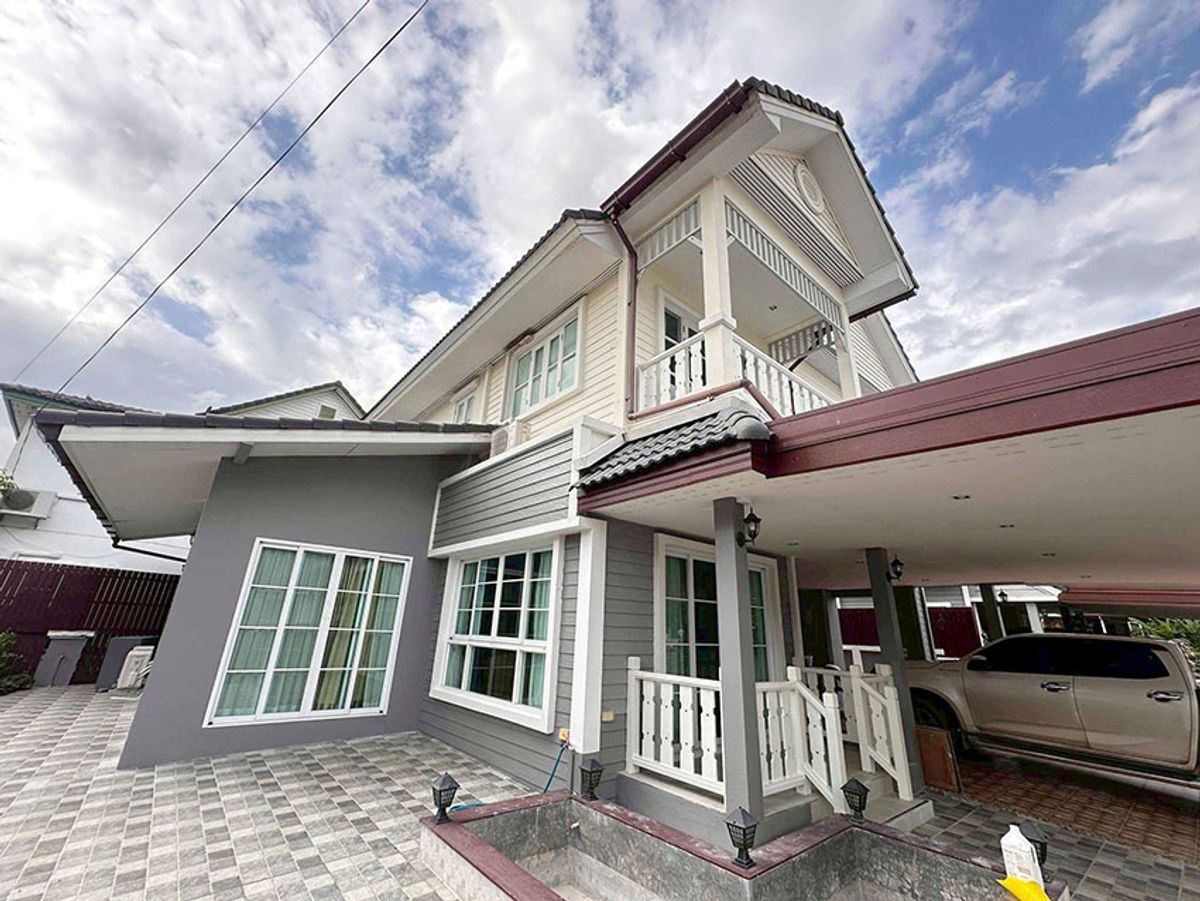 For RentHouseChiang Mai : House in the project Rent 35,000 baht per month, near the Nakhon Payon International School, only 5 minutes. No.5H580