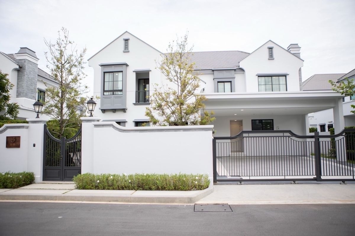 For RentHousePattanakan, Srinakarin : New house for rent 🔥 Nantawan Rama IX-Krungthep Kreetha, new cut 🔥2 layers 🔥111.6 sq. 🔥4BED🔥 Ready to stay 🔥 R167-2
