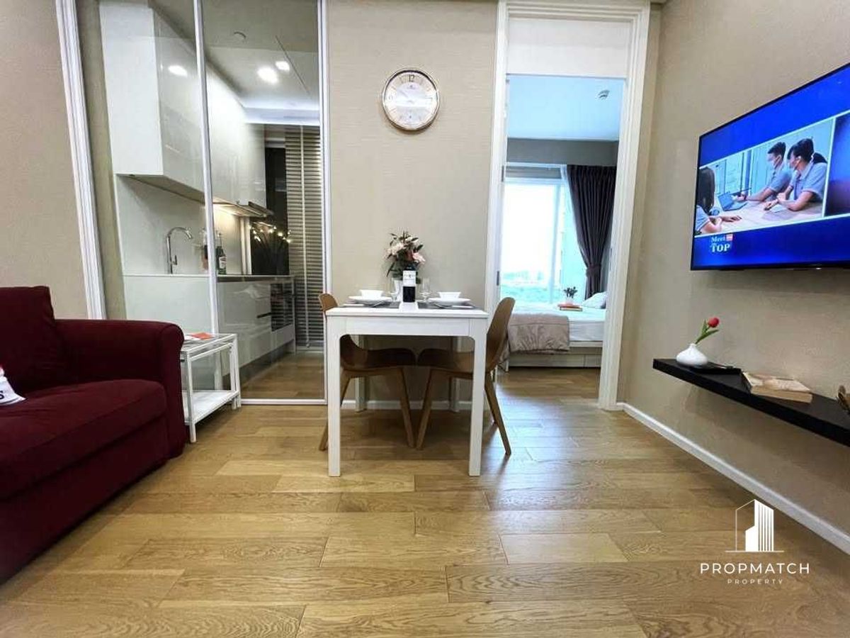 ให้เช่าคอนโดลาดพร้าว เซ็นทรัลลาดพร้าว : ✨Flash Deal ✨The Saint Residences( 1Bed 1Bath 30SQM.) แต่งครบพร้อมอยู่ !! เพียง 16,000บาทต่อเดือน Tel.0981315848 @propmatch
