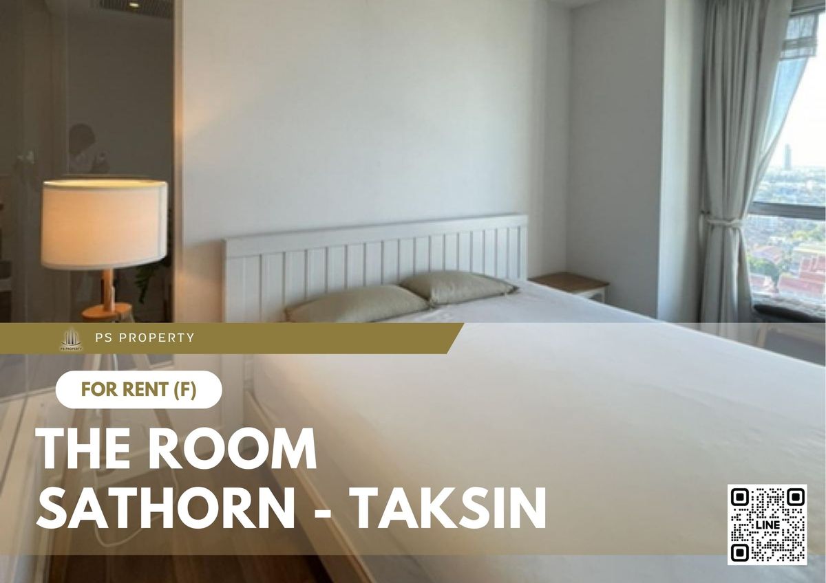 For RentCondoThaphra, Talat Phlu, Wutthakat : For rent 📍 The Room Sathorn - Taksin 📍 Fully furnished and equipped with electrical appliances, near BTS Taksin