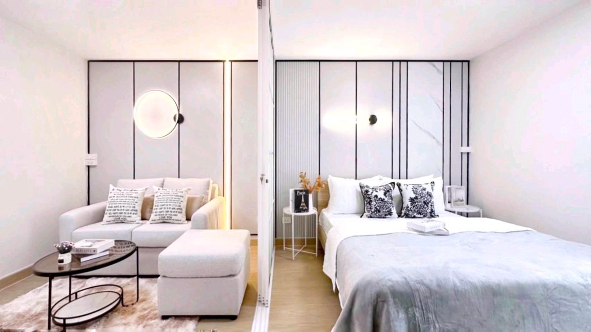 For SaleCondoBangna, Bearing, Lasalle : It must have 🤩 Condo ready to go to the kitchen, separate balcony, light, cheaper, cheaper! The answer! 👉regent Home 7 Bangna (Regent Home 7 Bang Na) ✨️