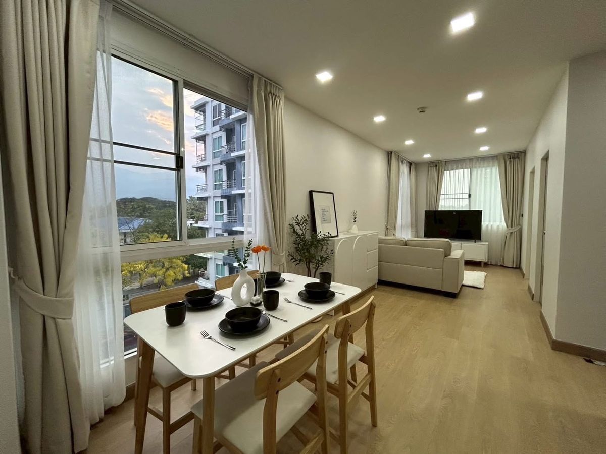 ขายคอนโดเชียงใหม่ : 🏢ขายด่วน! วันพลัสเจ็ดยอด 1 – ห้องมุม วิวดอยสุเทพ ชั้น 4 เฟอร์ครบ ใหม่เอี่ยม ราคาเพียง 2.59 ล้าน 🏔️✨