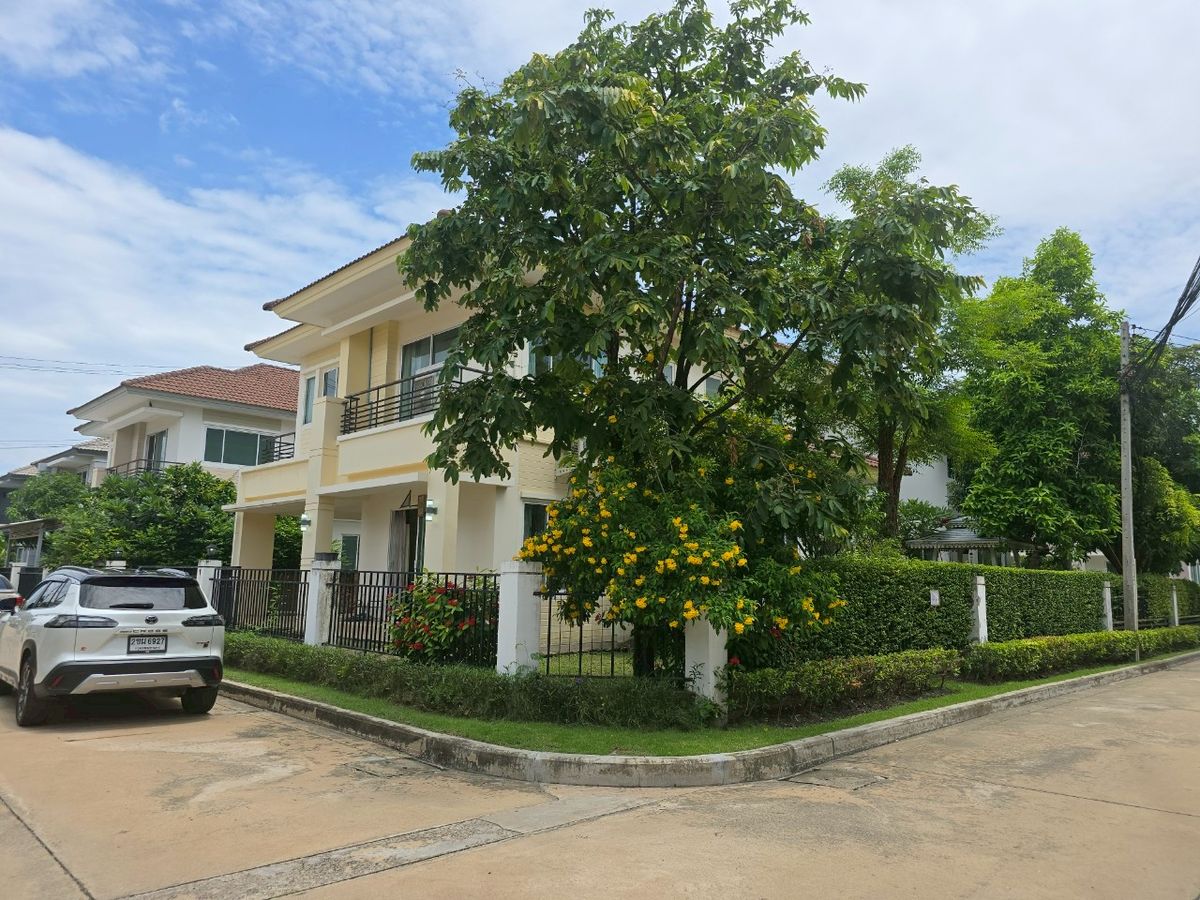 For SaleHouseRama 2, Bang Khun Thian : Corner house for sale The Grand Rama 2 project (Sonee O)