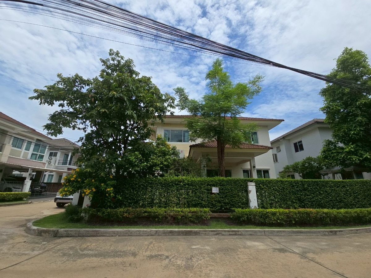 For SaleHouseRama 2, Bang Khun Thian : Corner house for sale The Grand Rama 2 project (Sonee O)