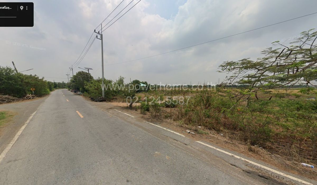 For SaleLandAyutthaya : Empty land, area of 20 rai 2 ngan 2 sq.w., near Chedi Hoi Temple Sena-Lat Bua Luang Road Phraya Banlue Subdistrict, Lat Bua Luang District, Phra Nakhon Si Ayutthaya Province