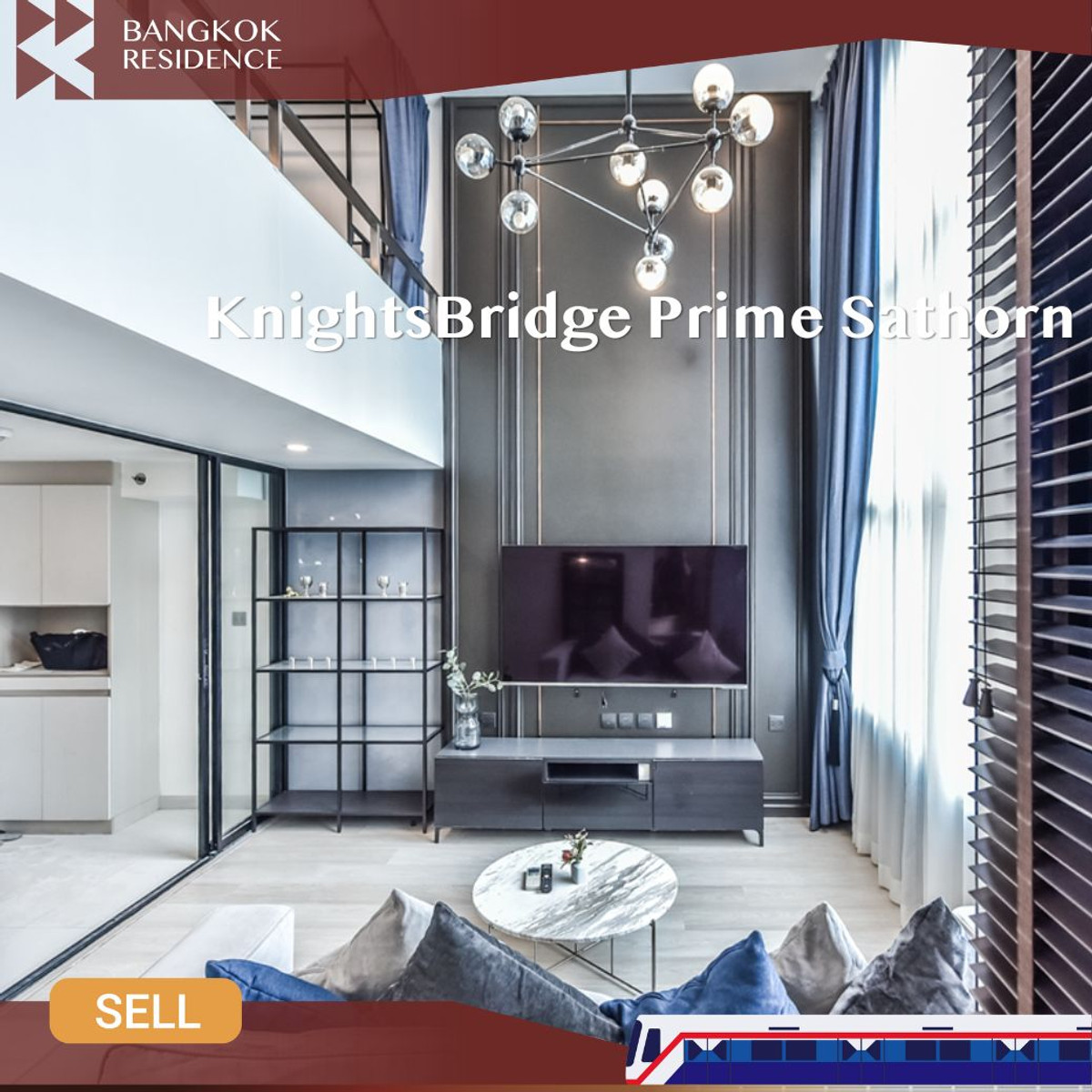 ขายคอนโดสาทร นราธิวาส : 🚨รีบด่วน! KnightsBridge Prime Sathorn ยูนิตแต่งครบ ราคาดี ใกล้ BTS ช่องนนทรี