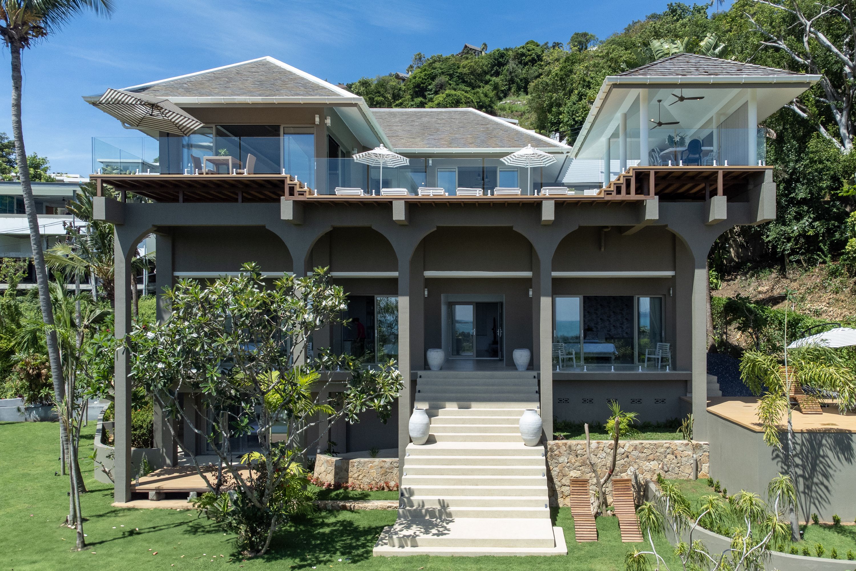 For SaleHouseKoh Samui, Surat Thani : 5 Bedroom Villa for sale in Bo Phut, Surat Thani  U5627561