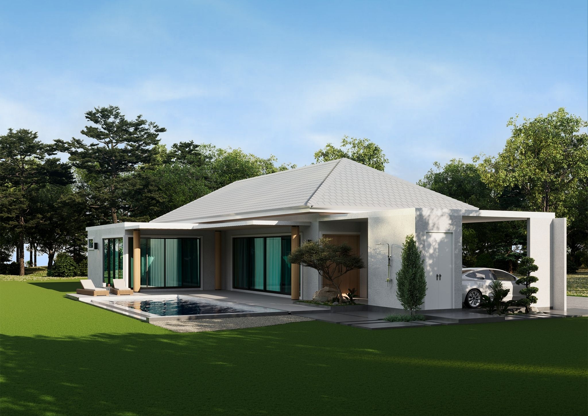 ขายบ้านหัวหิน ประจวบคีรีขันธ์ : ขาย วิลล่า 3 ห้องนอน ในโครงการ สมาร์ท โฮม U5619161