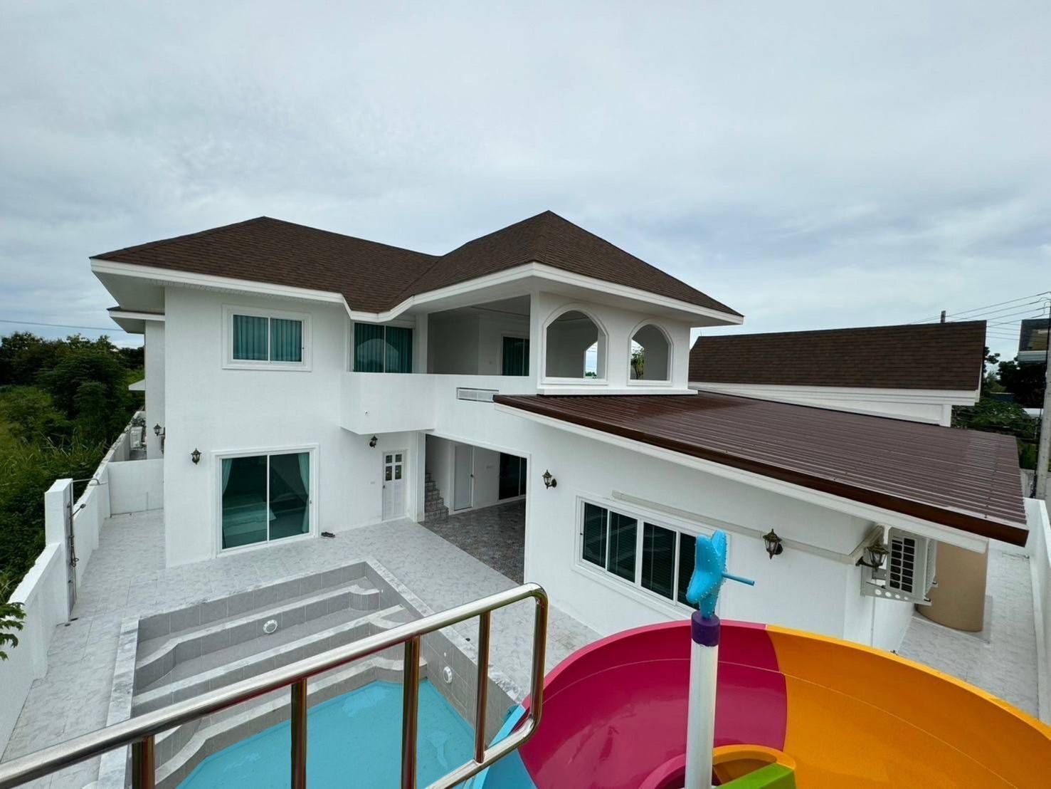 For SaleHouseHuahin, Prachuap Khiri Khan, Pran Buri : Modern White Pool Villa in Hua Hin U5614716