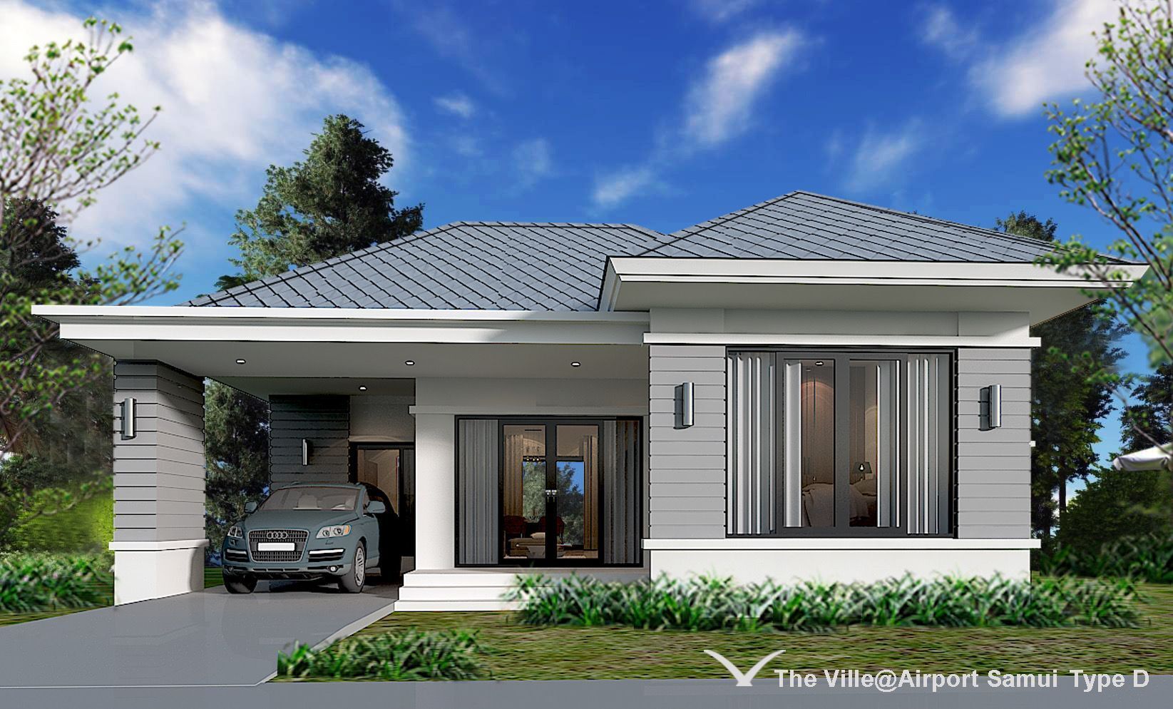 For SaleHouseKoh Samui, Surat Thani : 2 Bedroom House for sale at The Ville @ The Airport  U5555608