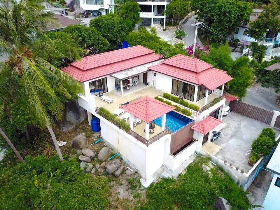 For SaleHouseKoh Samui, Surat Thani : 4 Bedroom Villa for sale in Maret, Surat Thani  U1135114