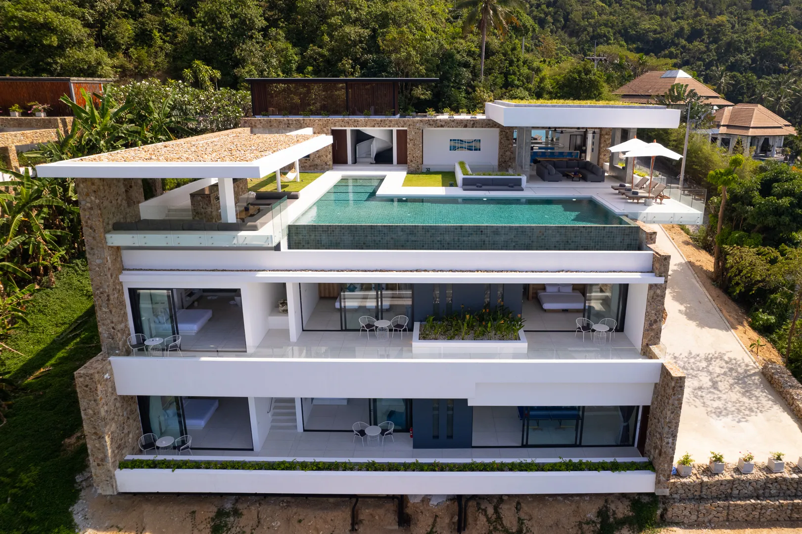 For SaleHouseKoh Samui, Surat Thani : 5 Bedroom Villa for sale in Maenam, Surat Thani  U1411190
