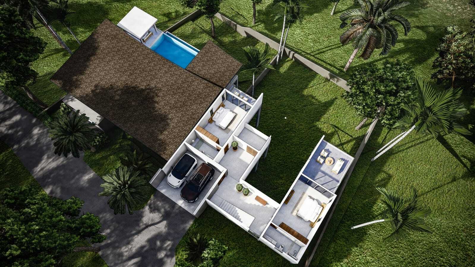 For SaleHouseKoh Samui, Surat Thani : 4 Bedroom Villa for sale in Bo Phut, Surat Thani  U1978328