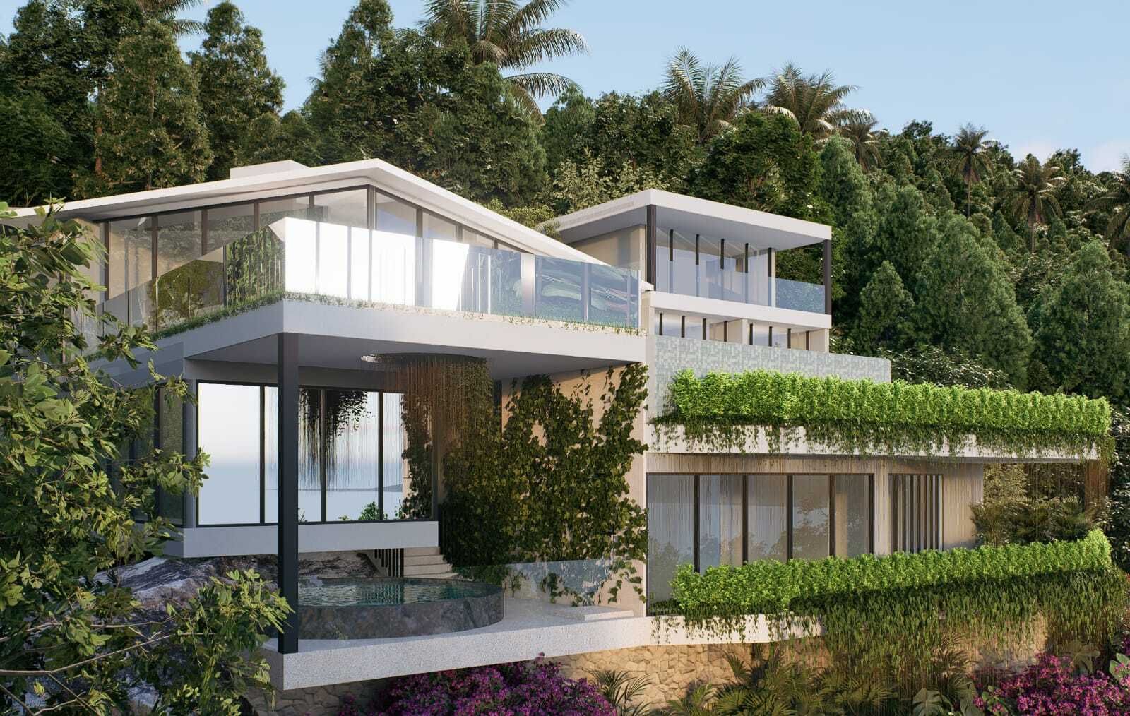 For SaleHouseKoh Samui, Surat Thani : 5 Bedroom Villa for sale in Maret, Surat Thani  U5370844