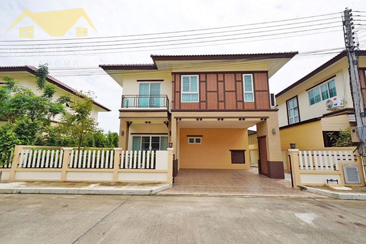 ให้เช่าบ้านเชียงใหม่ : บ้านในโครงการ ให้เช่าเดือนละ 27,000 บาท ใกล้ตลาดเจริญเจริญเพียง 10 นาที No.13H110