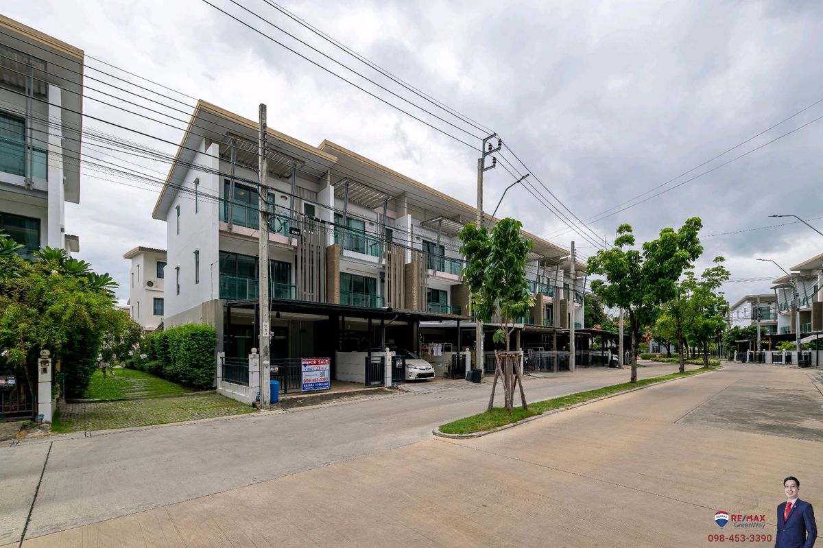 ขายทาวน์โฮมพระราม 2 บางขุนเทียน : [New🔸️ Listing! 2025] 🔸️ Town Avenue Cocos ทาวน์โฮมจาก Sansiri หลังมุม 23 ตร.วา (ต่อเติมครัวไทยไว้ให้แล้ว 🔔 ครบ) พระรามสอง ซอย 50, แยก 7,  ใกล้ Central พระรามสอง เพียง 700 เมตร [ราคาพิเศษ!]
