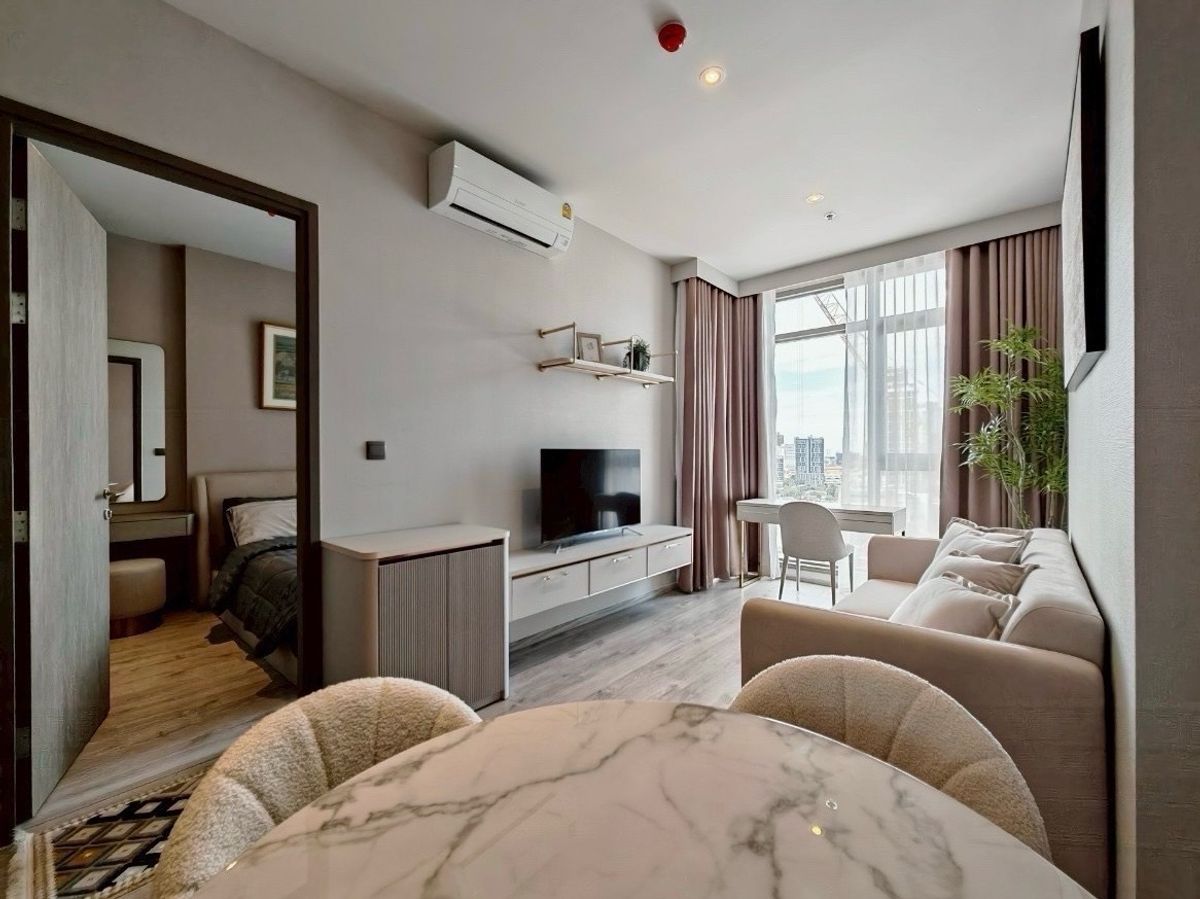 For RentCondoSukhumvit, Asoke, Thonglor : 🔥🔥RHYTHM EKKAMAI ESTATE, a new room Never rented before the complete item 🔥🔥