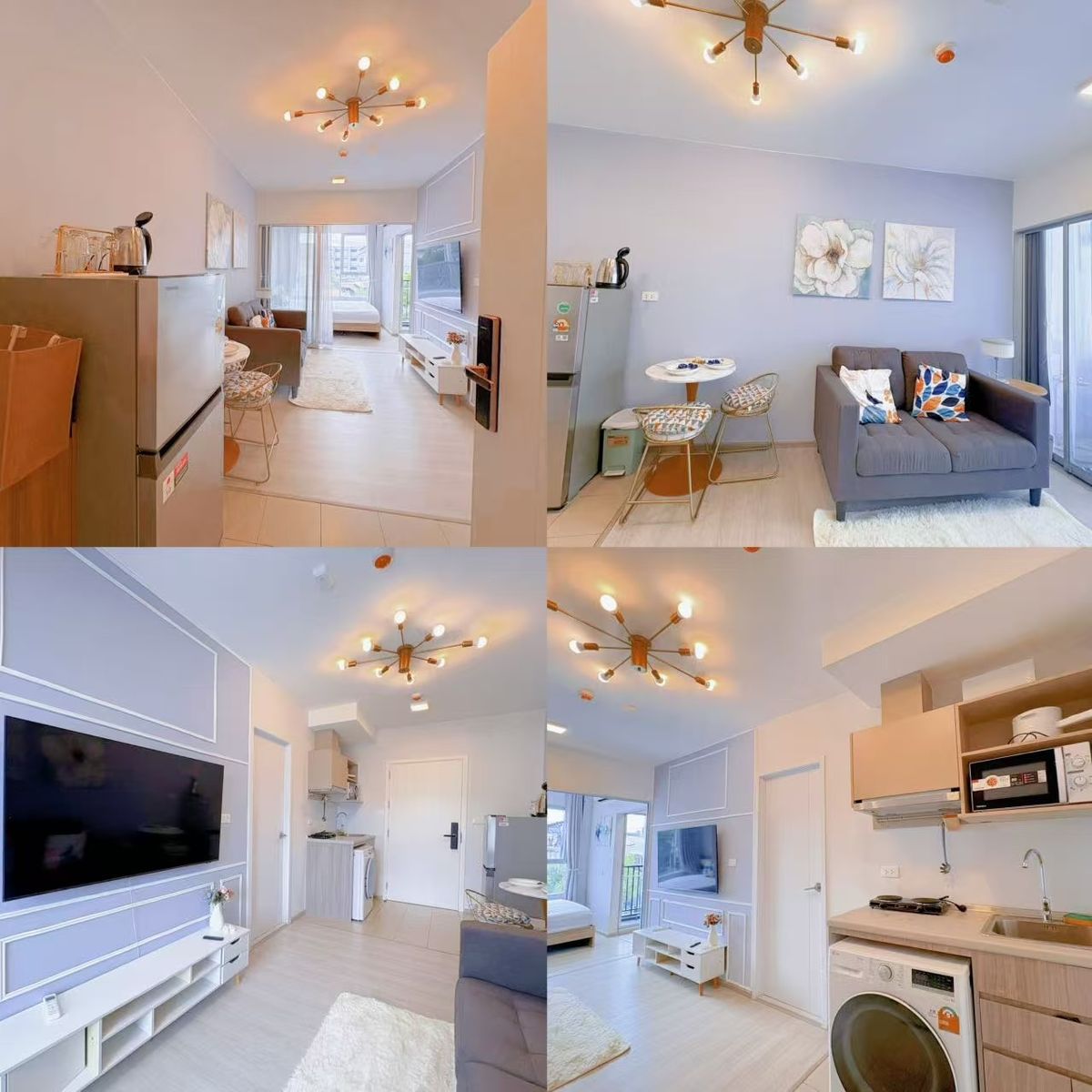 For RentCondoOnnut, Udomsuk : PLUM Condo Sukhumvit 62 condo for rent. Completely decorated with only 550 meters near Bangchak BTS !!