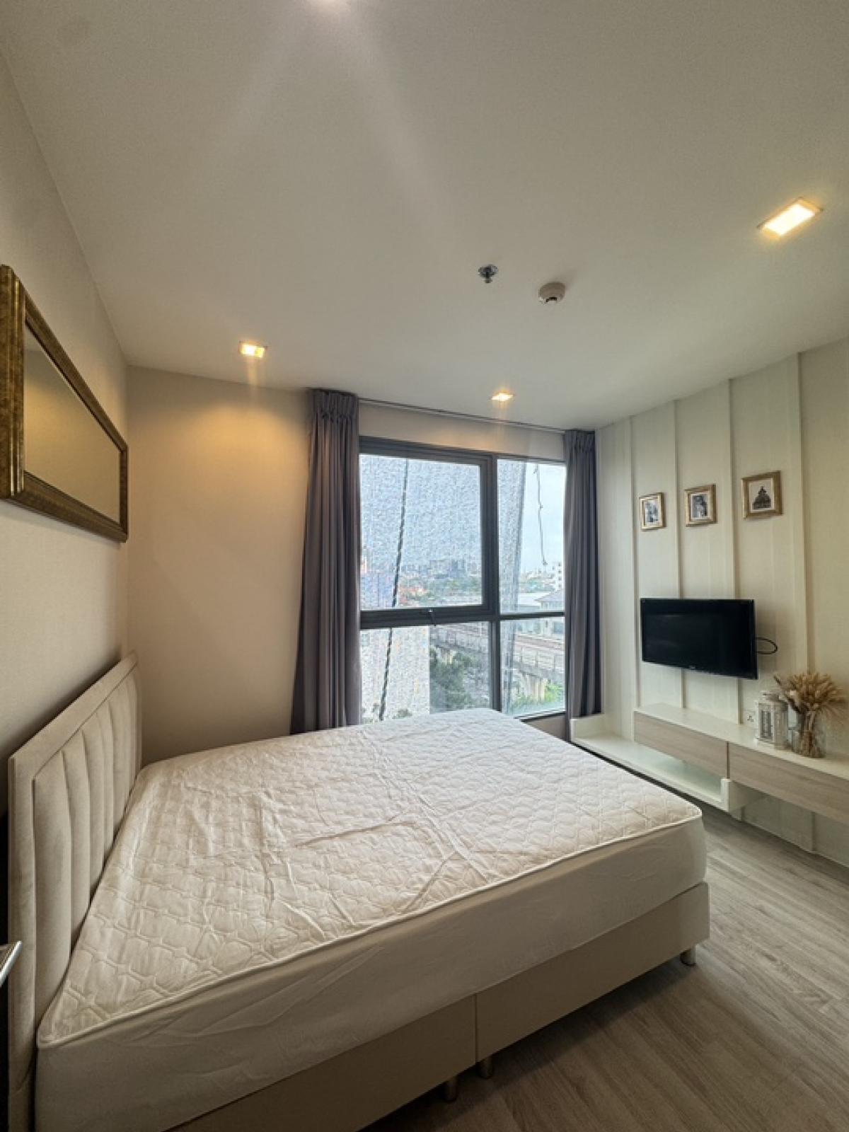 For RentCondoOnnut, Udomsuk : 🔥 Rent 🔥 Idio Mobi Sukhumvit Condo, near BTS On Nut 30 meters #2 bedrooms, beautiful wallpaper, complete furniture ✅Line: @livingperfect
