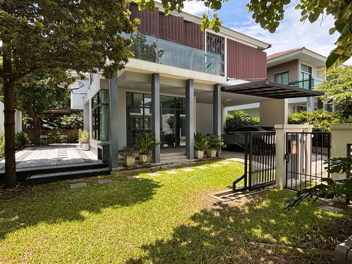 ขายบ้านพัฒนาการ ศรีนครินทร์ : ขายบ้านเดี่ยวเศรษฐสิริ พัฒนาการ หลังมุม บ้านสวย แต่งครบ 