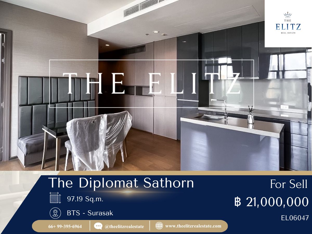 For SaleCondoSathorn, Narathiwat : ✨ The room that you are looking for The Diplomat Sathorn, dont decide. If you havent watched this room yet ✔